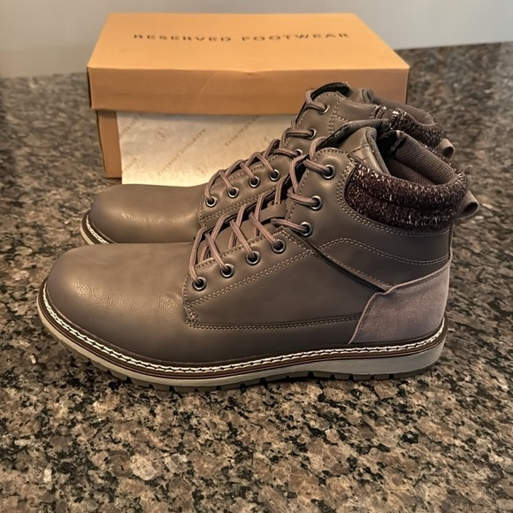 Reserved Footwear desert boots grey NIB 9.5 main image 5